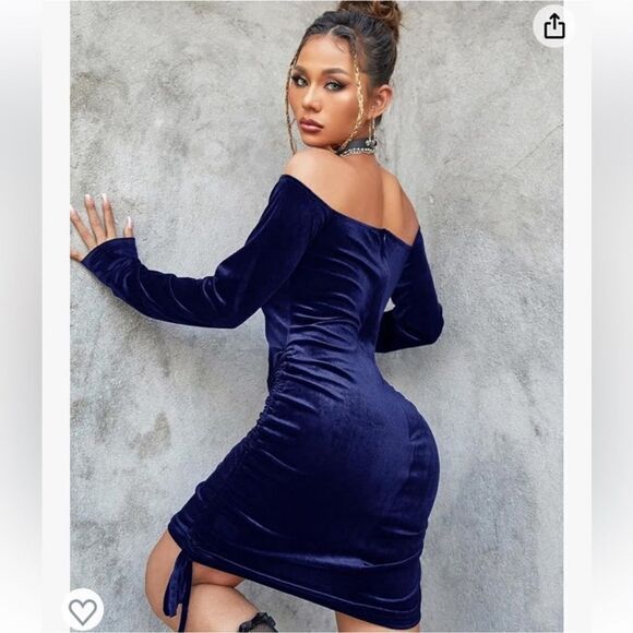 NWT CYCLAMEN Heart Shaped Velvet Short Gothic Bodycon Party Valentines Dress - Picture 3 of 14